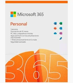 Microsoft 365 Personal (1 usuario, 1 año)